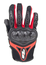 GUANTES IRON RACING TOUCH TALLA L COLOR ROJO