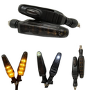 DIRECCIONAL IRON RACING FLEXIBLE LUZ AMARILLA/ROJO EFECTO RUNNING 12V