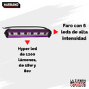 FARO AUXILIAR HYPER LED IR-1800 COLOR MORADO 1200LM 18 8-80V