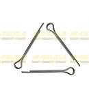 CHAVETA DELGADA ACERO CINCADO 1.5*16