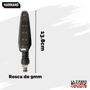 DIRECCIONAL IRON RACING FLEXIBLE LUZ AMARILLA/ROJO EFECTO RUNNING 12V
