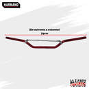 MANUBRIO IRON RACING CROSS PASION 3.5*85CM COLOR ROJO