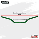 MANUBRIO IRON RACING CROSS PASION 3.5*85CM COLOR VERDE