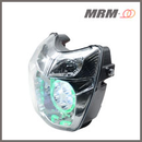 FARO DELANTERO ITALIKA FT150 GT LED CON AUX VERDE