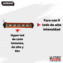 FARO AUXILIAR HYPER LED IR-1800 COLOR NARANJA 1200LM 18 8-80V