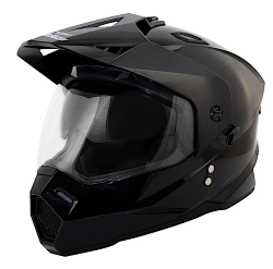 CASCO IRON RACING CROSS IR-91 TALLA L COLOR NEGRO BRILLO DOT