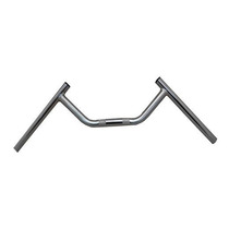MANUBRIO IRON RACING 3.5*65CM MARIPOSA TIPO CAFE RACER COLOR PLATA