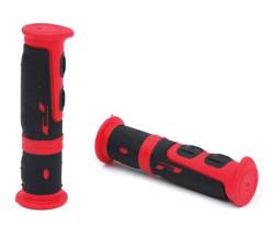 PUÑOS PROGRIP GOMA SUAVE MTB 964 COLOR NEGRO/ROJO