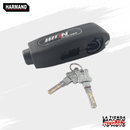 CANDADO IRON RACING P/ MANIJA IR-91 COLOR NEGRO