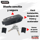 CANDADO IRON RACING P/ MANIJA IR-91 COLOR NEGRO