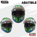 CASCO MASUDA INFANTIL CERRADO IR-109 DINO KIDS COLOR VERDE