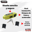 CANDADO IRON RACING P/ MANIJA IR-91 COLOR AMARILLO