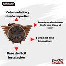 FARO AUXILIAR HYPER LED IRON RACING IR-0900 COLOR DORADO 8-80V 4W 200LM