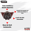 FARO AUXILIAR HYPER LED IRON RACING IR-0900 COLOR ROJO 8-80V 4W 200LM