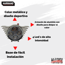 FARO AUXILIAR HYPER LED IRON RACING IR-0900 COLOR PLATA 8-80V 4W 200LM