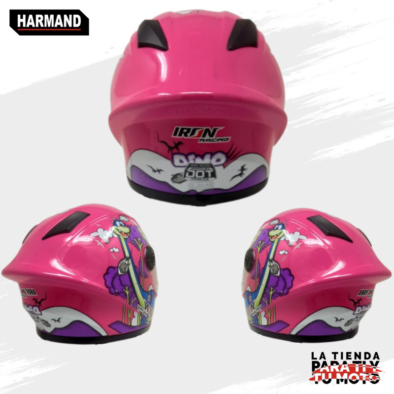 ▷ CASCO NIÑO CERRADO ROSA NIÑO - En Innovando Ofertas®