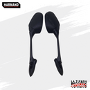 JUEGO DE ESPEJOS P/ R15 R25 R3 FAZER 16 FIBRA CARBON