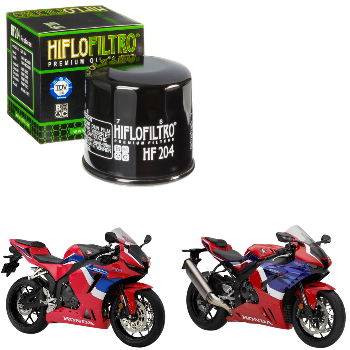 HF204 FILTRO DE ACEITE DE MOTOR HIFLOFILTRO HONDA CBR 600 F / FA