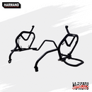 HERRAJE ARMO PARTS SOPORTA ALFORJAS P/ FZ 16 (INCLUYE DERECHO E IZQUIERDO, REQUIERE PARRILLA FALCON)