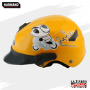 CASCO MASUDA INFANTIL 1/2 MSD-508 COLOR AMARILLO