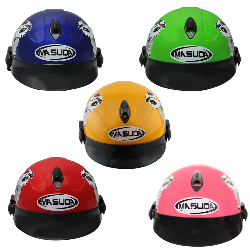 CASCO PARA MOTO PARA NINO CACHUCHA 5 PIEZAS DISTINTOS COLORES