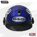 CASCO MASUDA INFANTIL 1/2 MSD-508 COLOR AZUL
