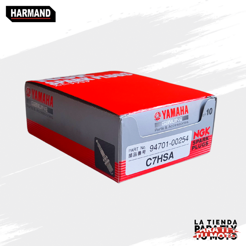 BUJIA NGK C7HSA - CAJA 10 PIEZAS YAMAHA