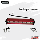 FARO AUXILIAR HYPER LED IR-1800 COLOR ROJO 1200LM 18 8-80V