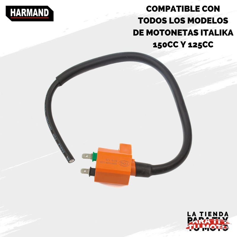 BOBINA DE ENCENDIDO P/ CS 125 DS 150 WS 150 WS 175 C90