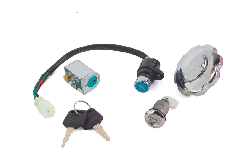 SWITCH ENCENDIDO P/ FT 125 FT 150TS (INCLUYE CERRADURAS)